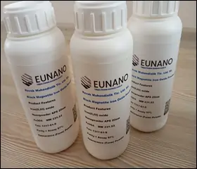مسحوق أكسيد الحديد الأسود المغنتيت من ماركة EUNANO